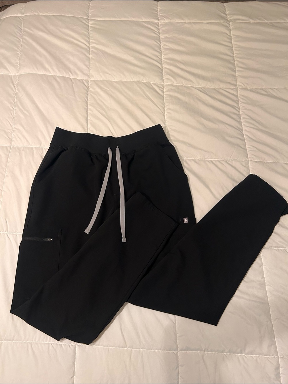 Figs Black Yola High Waisted 2.0 Scrub Pants